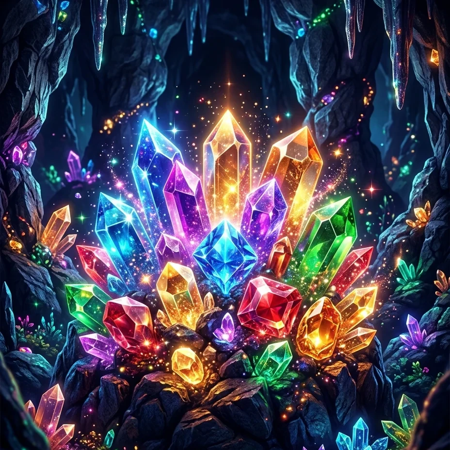 Crystal Cavern slot på Holyluck Casino